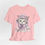 Miniatura: Victorian White Cat Art T-Shirt Shabby Bonnet Hat Pastel Artistic Cat Lover Gift