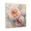 Thumbnail: Shabby Canvas Art Pastel Roses Victorian Decor Pink & Cream Wall Hanging
