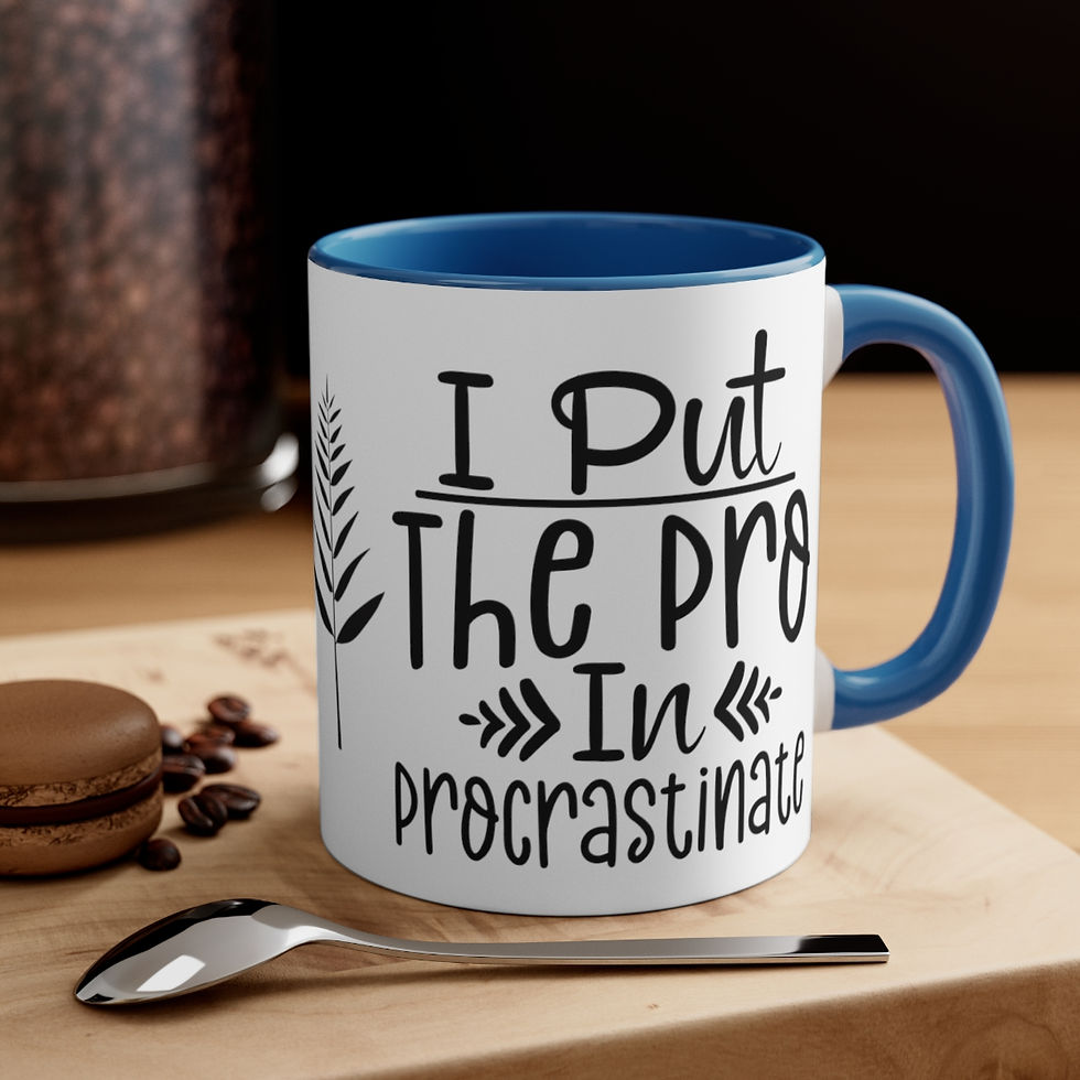 Thumbnail: Expressive Gifts Coffee Mug I Put the PRO in Procrastinate Unisex gifts