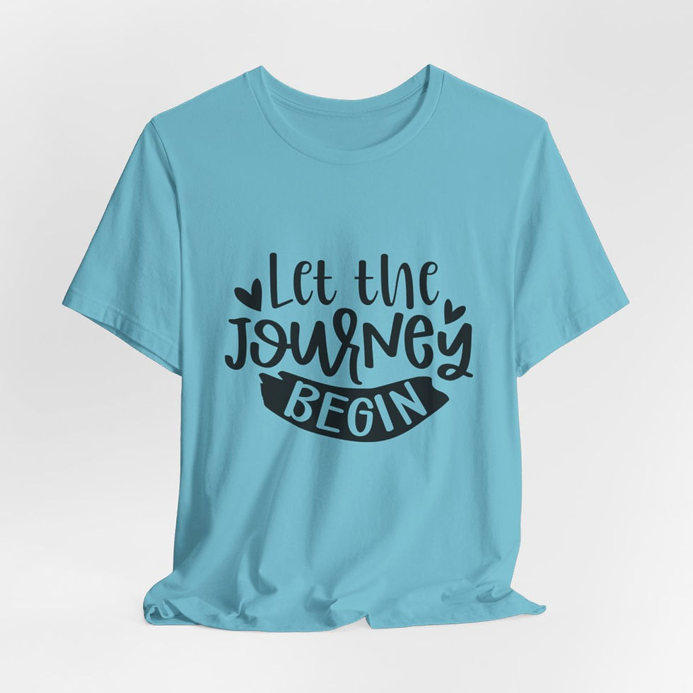 Thumbnail: New Beginnings T-Shirt Let the Journey Begin Retired Tee Unisex Gifts
