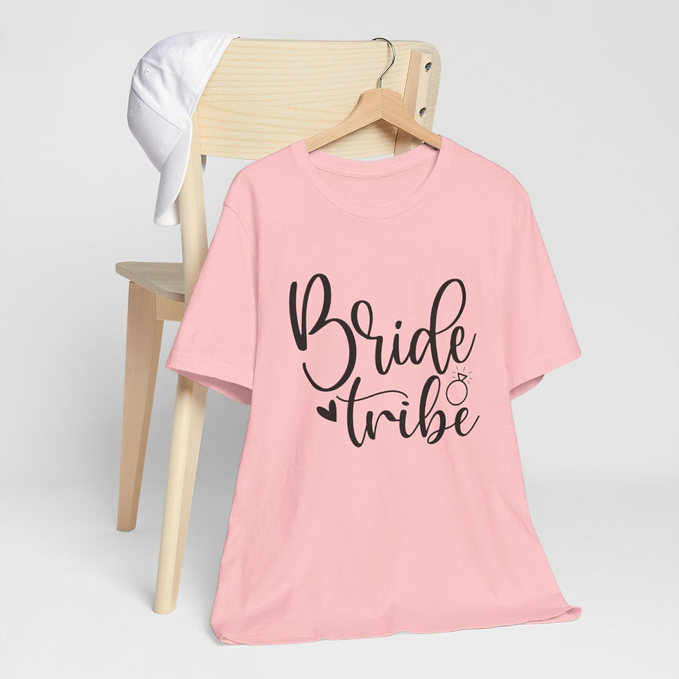 Thumbnail: Bride Tribe T-Shirt Bridesmaid Wedding Bachelorette party Apparel