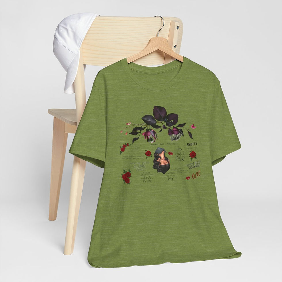 Thumbnail: Smutty Book Artistic T-Shirt Reading Theme Sarcastic Funny Adult Gifts