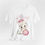 Miniatura: Christmas Kitten T-Shirt Shabby Pink and White Cat Artistic Gift Cat Lover Tee