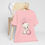 Miniatura: Christmas Kitten T-Shirt Shabby Pink and White Cat Artistic Gift Cat Lover Tee