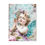 Thumbnail: Shabby Distressed Angel Canvas Art Pastel Vintage French Victorian Cherub Decor 