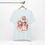Miniatura: Shabby Chic Christmas T-Shirt Victorian Snowman family Art Apparel Holiday Gifts