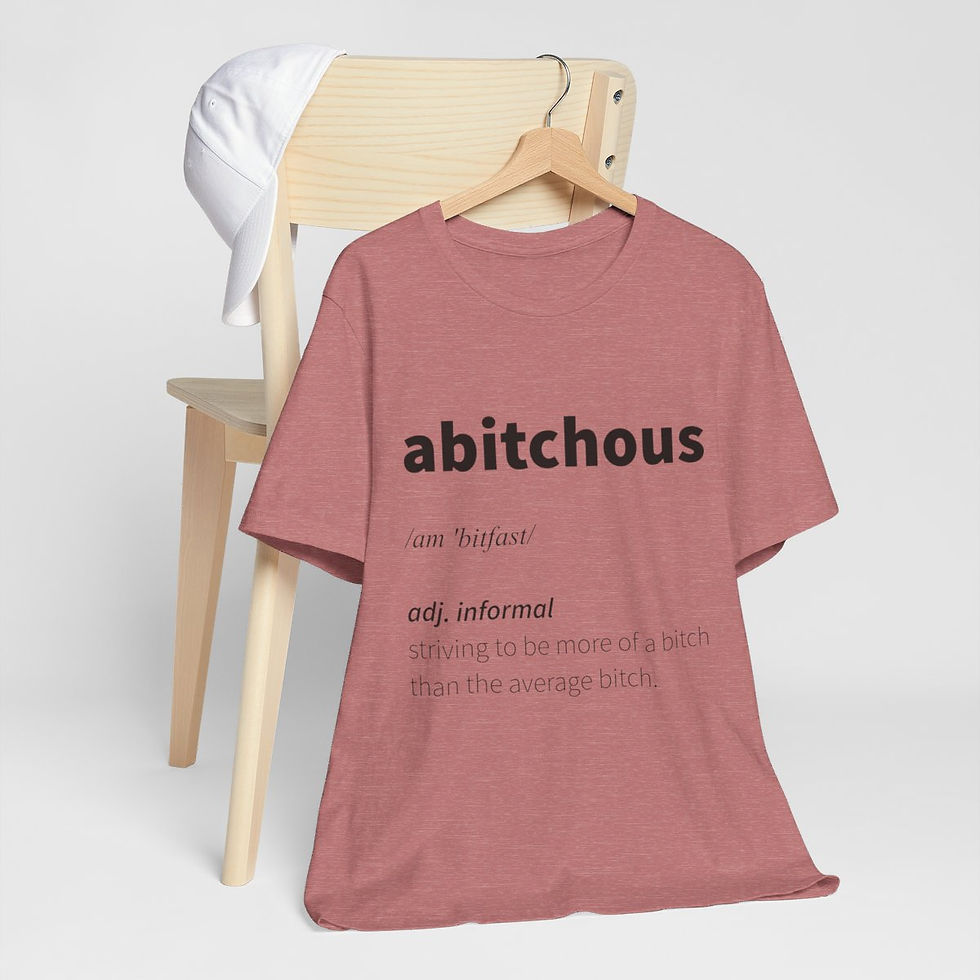 Thumbnail: Sarcastic T-Shirt Bitch theme Tee Trendy Apparel Funny Gifts