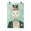 Thumbnail: Shabby Victorian Cat Art Print Male Cat Mint Pink Top Hat Cat Lover Decor