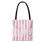 Thumbnail: Artistic Shabby Autumn Tote Bag Pink Mint Pumpkins Trendy Fall Expressive Gift