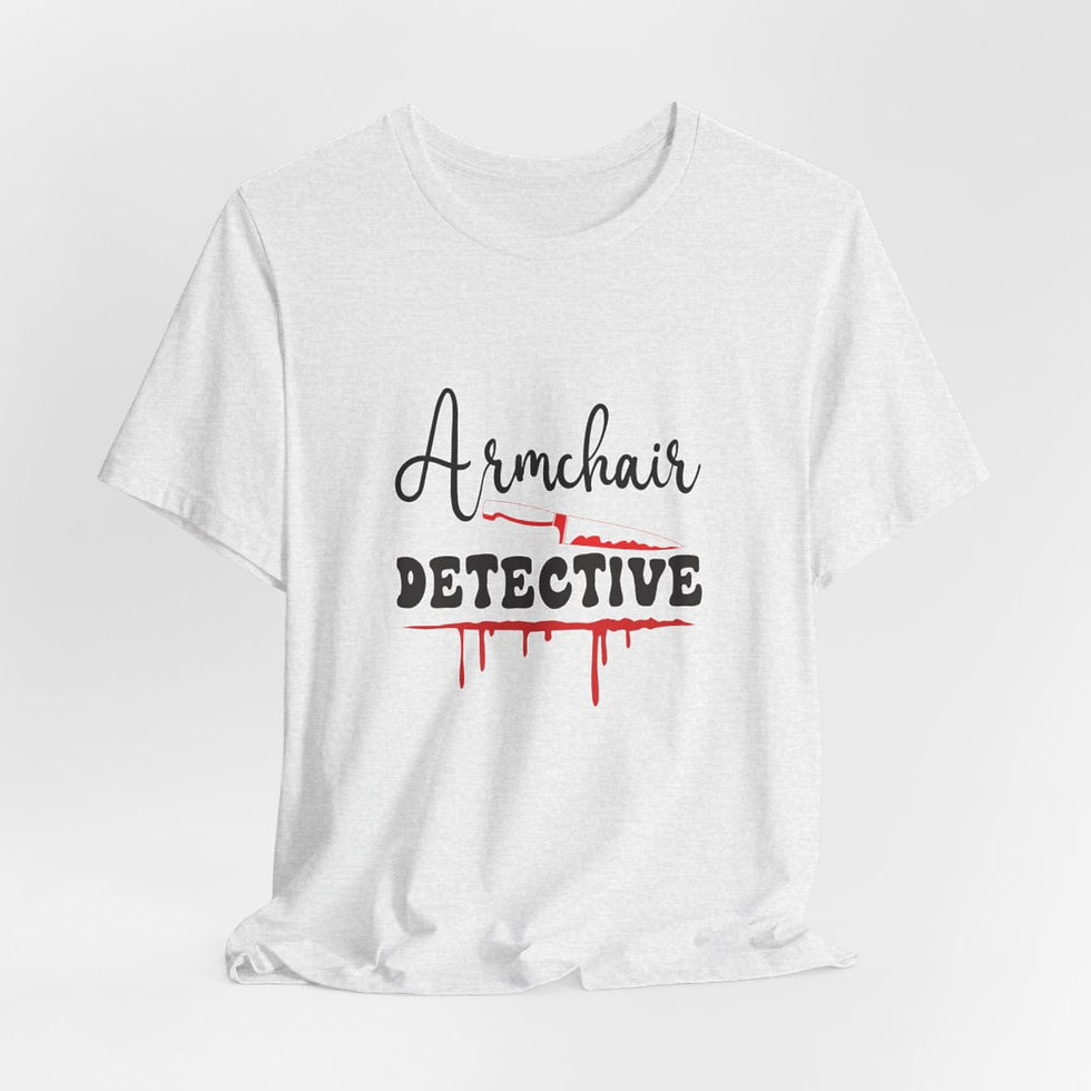 Thumbnail: True Crime T-Shirt Armchair Detective Expressive Apparel Fun Thoughtful Gifts