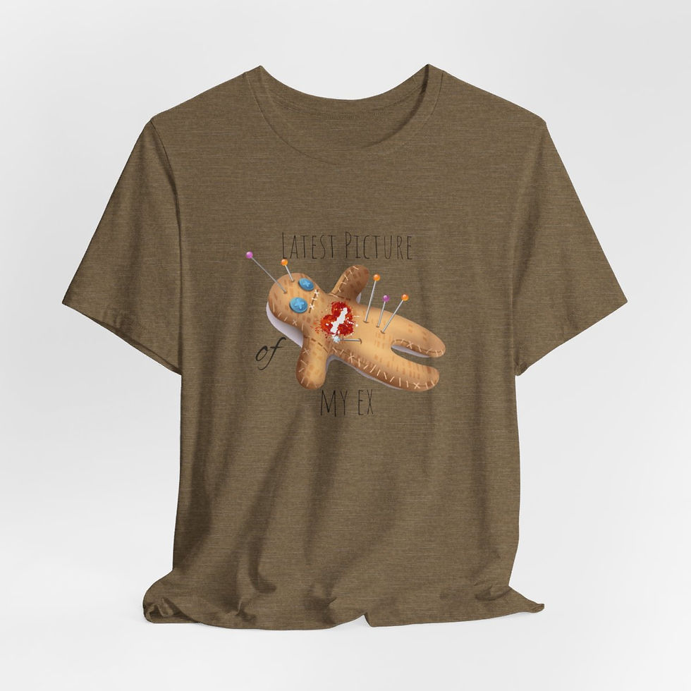 Thumbnail: Sarcastic T-Shirt Latest Picture of my Ex Voodoo Doll Expressive Break-up gift
