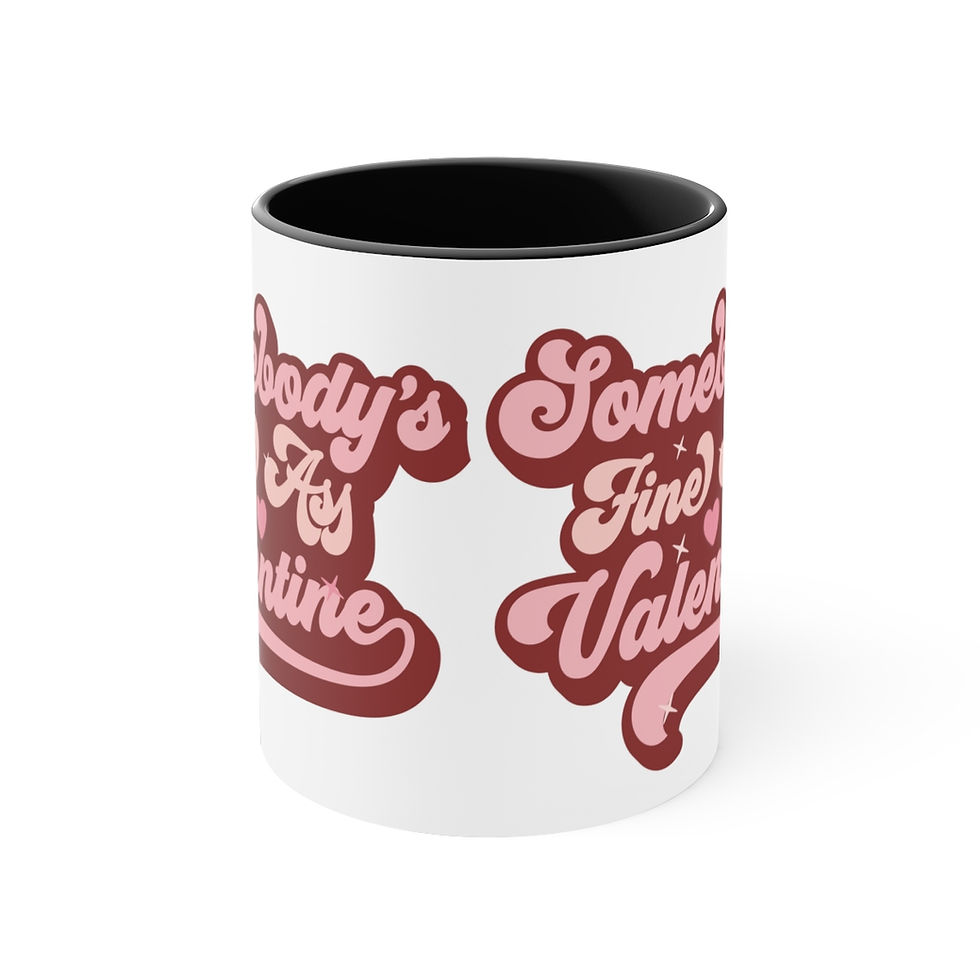 Thumbnail: Love Theme Coffee Mug Somebody's Fine Ass Valentine mug Trendy gifts