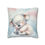 Thumbnail: Artistic Nursery Décor Throw Pillow Sleepy Koala Watercolor Sky Unisex Baby