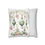 Thumbnail: Shabby Christmas Throw Pillow cover Victorian Kitty Cat Pink Roses Holiday Decor