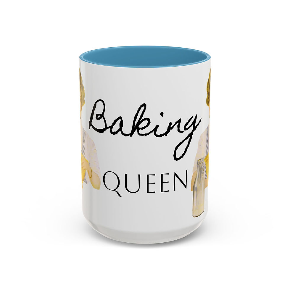 Thumbnail: Retro Baking Queen Coffee Mug Vintage Woman Coles Phillips Fun Artistic Gift