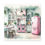 Thumbnail: Pink Retro Kitchen Art Shabby Cottage Farmhouse Kitchen Art Canvas Wall decor