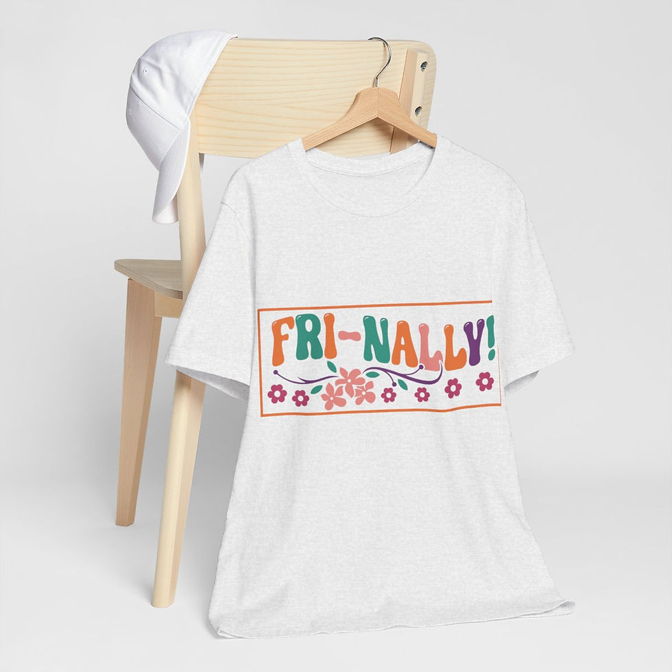 Thumbnail: TGIF Sarcastic T-Shirt Fri-Nally Art Tee Fun Expressive Gifts