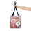 Thumbnail: Fall Tote Bag Pastel Pumpkin Shabby Pink & Purple Autumn Lover Expressive Gift