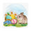 Thumbnail: Shabby Art Print Easter Bunny Rabbit Floral Eggs Daisies Cottage Spring Decor