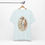 Miniatura: Shabby Virgin Mary T-Shirt Ave Maria Religious Faith Art Tee Catholic Gifts