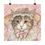 Miniatura: Shabby Cat Art Print - Victorian Kitten in Bonnet Pink Cat Lover gift Wall Decor