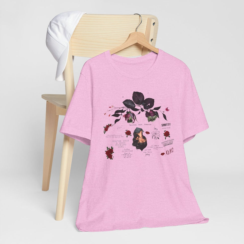 Thumbnail: Smutty Book Artistic T-Shirt Reading Theme Sarcastic Funny Adult Gifts