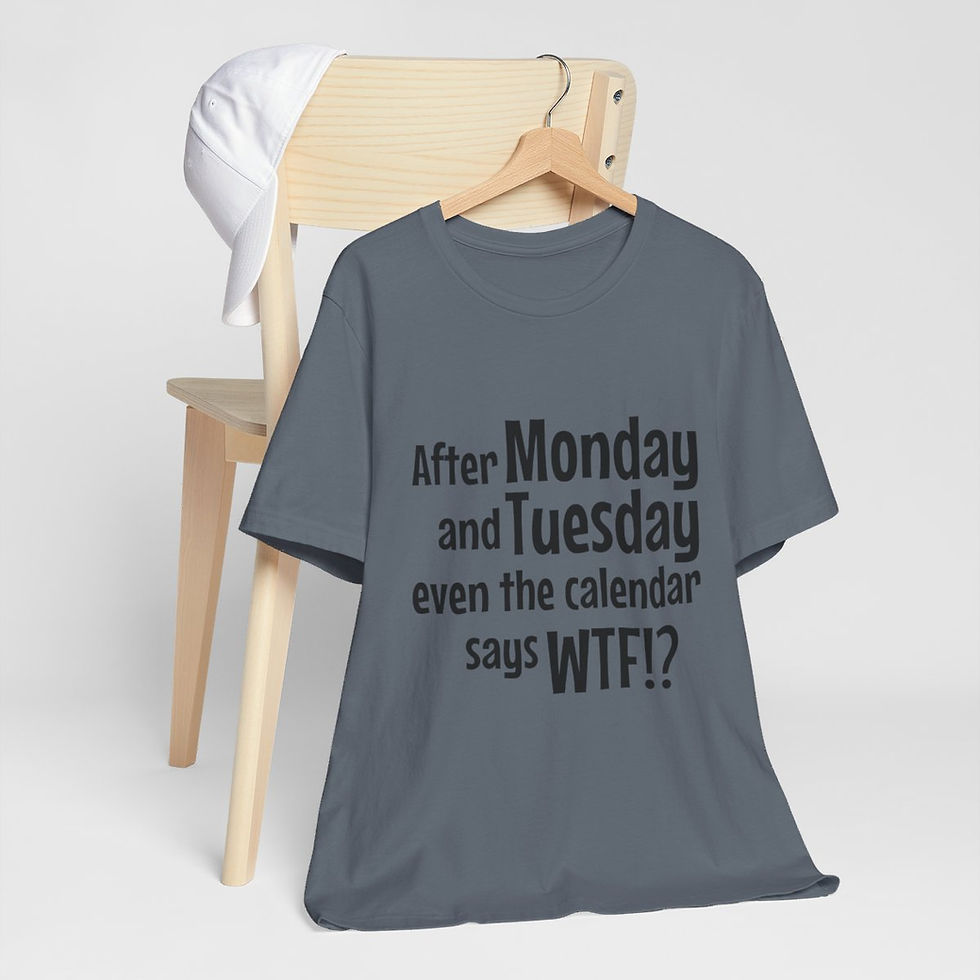 Thumbnail: Sarcastic T-Shirt WTF Funny Art Tee Unisex Fun Gifts