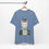 Miniatura: Victorian Cat Art T-Shirt Shabby Male Kitty Expressive Artistic Cat Lover Gift