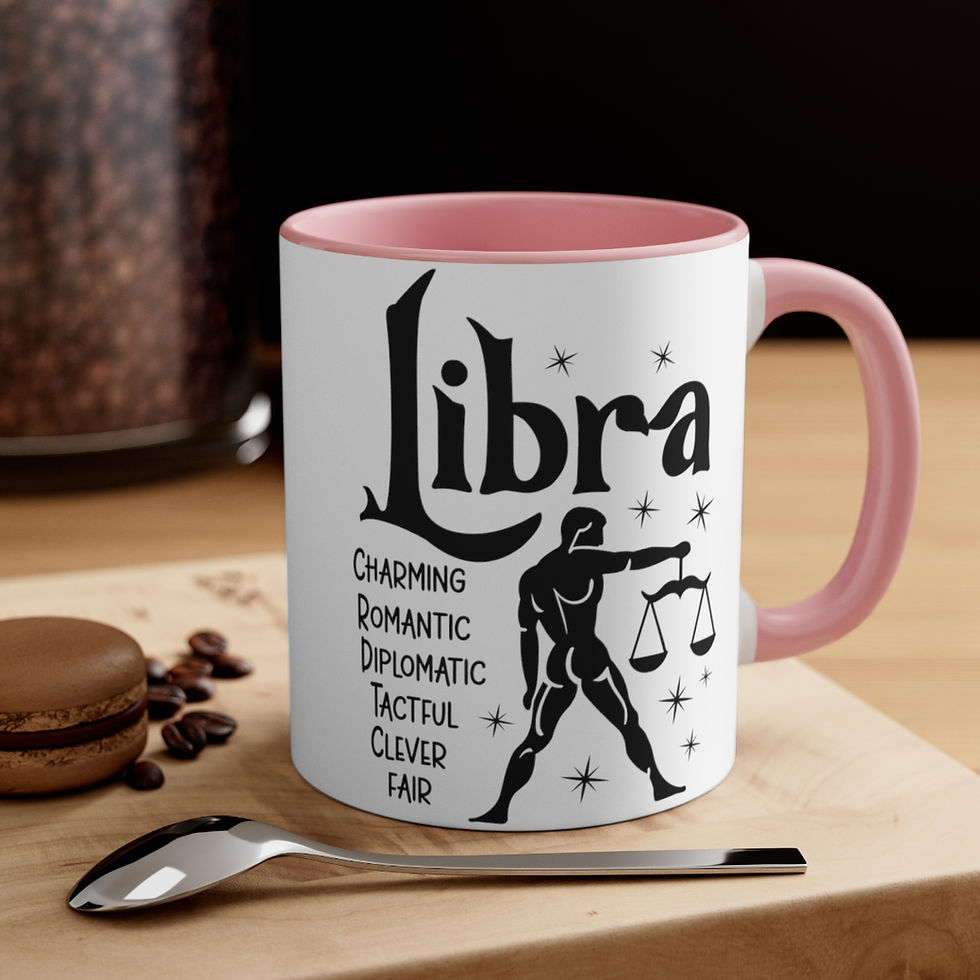 Thumbnail: Astrology Coffee Mug Libra Trendy Metaphysical Coffee Lover gifts 