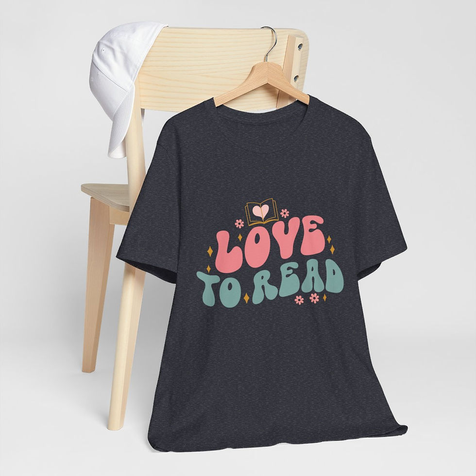 Thumbnail: Book Lover T-Shirt Love to Read Retro Art Reading theme Apparel Expressive Gifts