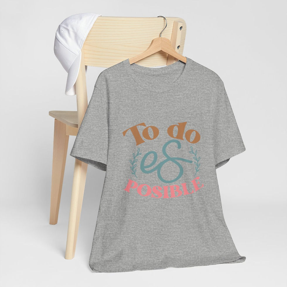 Thumbnail: Motivational Latina T-Shirt Spanish Graphic Art Tee Inspirational Apparel