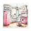 Thumbnail: Pink Retro Kitchen Art Shabby Cottage Farmhouse Kitchen Art Canvas Wall decor