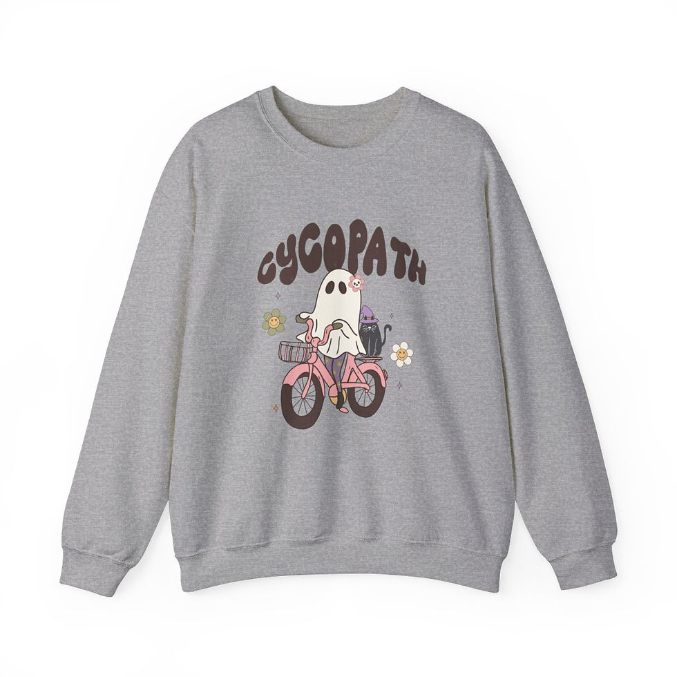 Thumbnail: Sarcastic Sweatshirt Cycopath Fall Apparel Funny Gifts Retro Halloween 