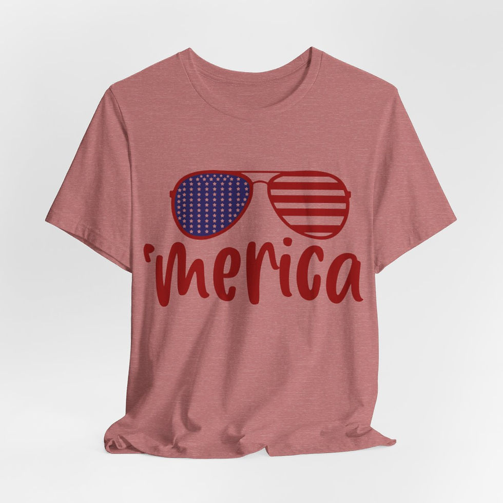 Thumbnail: Patriotic T-Shirts Sunglasses 'merica Tee Summer Gifts