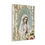 Thumbnail: Shabby Virgin Mary Canvas Art Vintage Green & Pink Roses Pastel Religious Decor