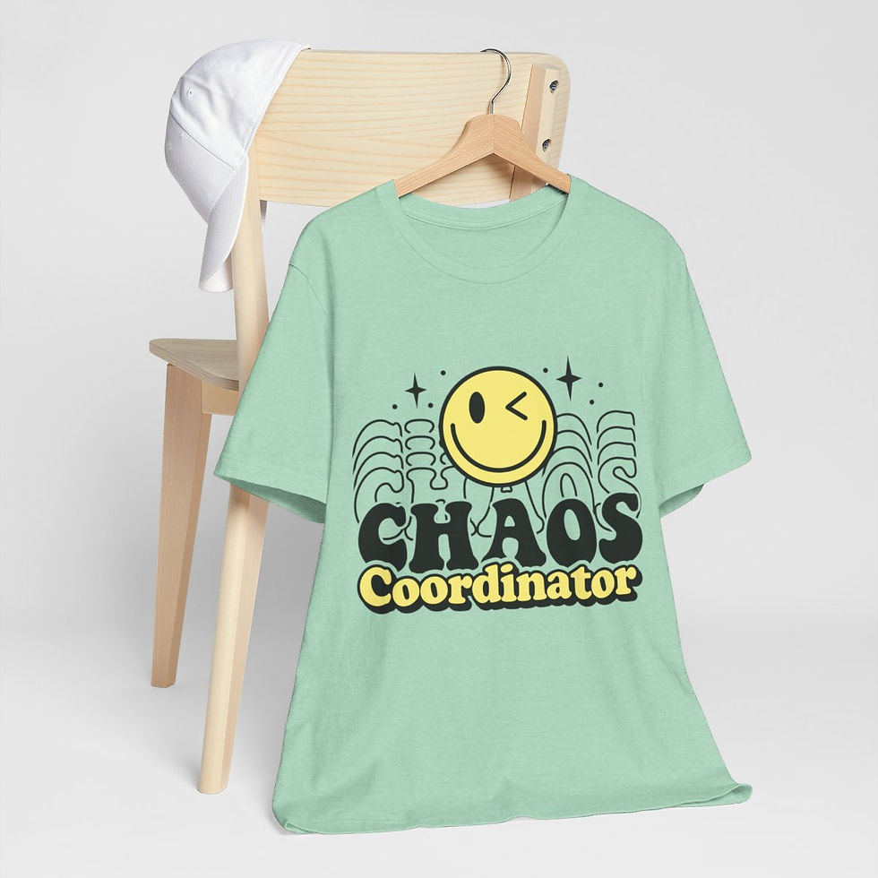 Thumbnail: Sarcastic T-Shirt Chaos Coordinator Retro Art Tee Expressive Fun Gifts