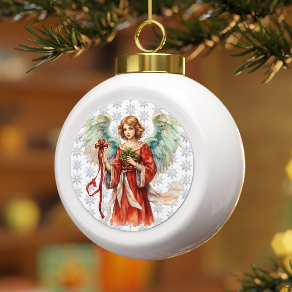 Artistic Ornament Victorian Angel Christmas Art Ornament Holiday Decor