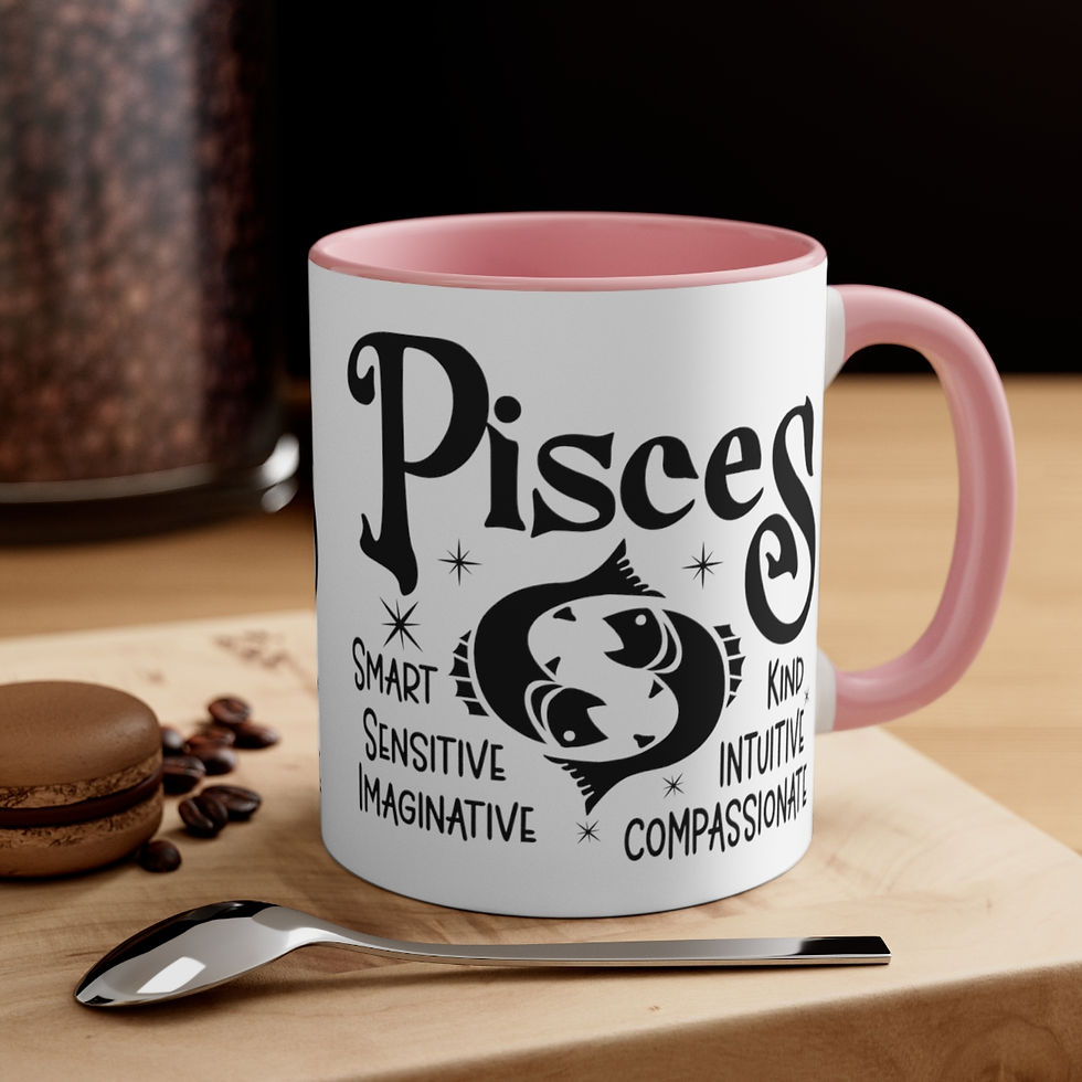 Thumbnail: Astrology Coffee Mug Pisces Trendy Metaphysical Coffee Lover gifts 