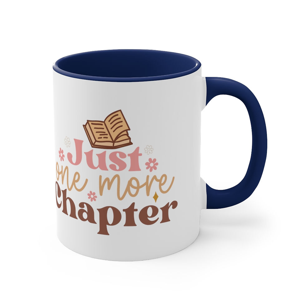 Thumbnail: Book Lover Coffee Mug Just One More Chapter Reading Theme Thoughtful Gifts