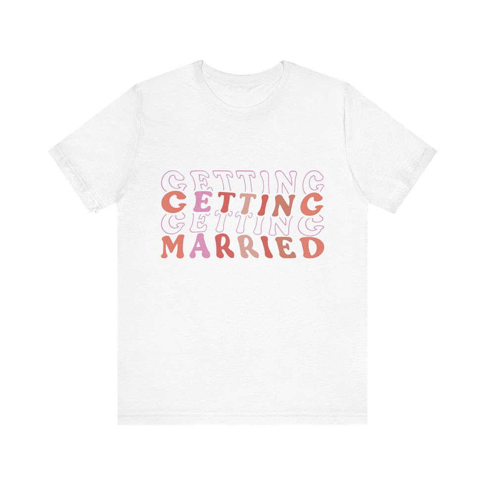 Thumbnail: Getting Married T-Shirt Bride Bridesmaid Bachelorette Retro Art Expressive Gifts