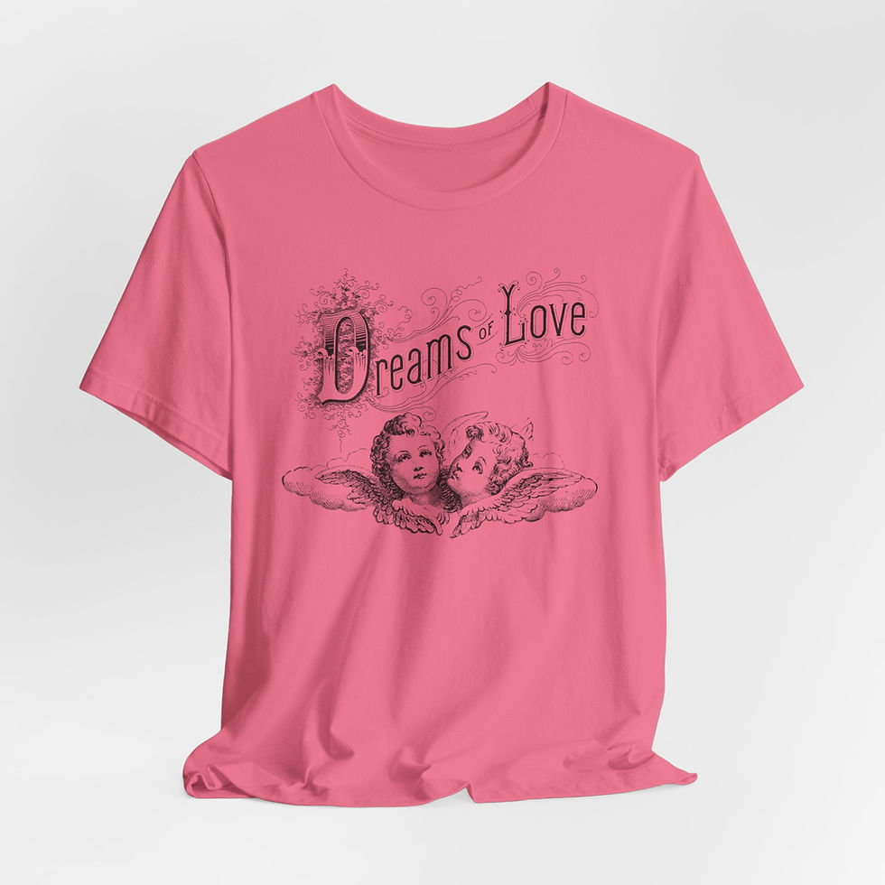 Thumbnail: Antique French Cherub T-Shirt Angel Dreams of Love Artistic Gift Romantic Tee