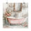 Thumbnail: Shabby Bathroom Art Pink Roses Clawfoot Tub French Country Cottage Giclee Print 