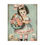 Thumbnail: Shabby Halloween Art Print Pastel Girl Skulls Vintage Distressed Giclee Wall Art