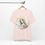 Miniatura: Virgin Mary T-Shirt Pink Rose Shabby Chic Ave Maria Art Tee Catholic Faith Gift