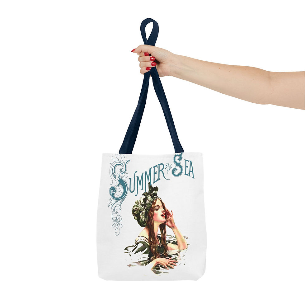 Thumbnail: Harrison Fisher Vintage Art Tote Bag Victorian Summer Trendy Artistic Gift