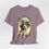 Miniatura: Victorian Dog T-Shirt Shabby Dog in Hat Pink Roses Artistic Gift Dog Lover Tee