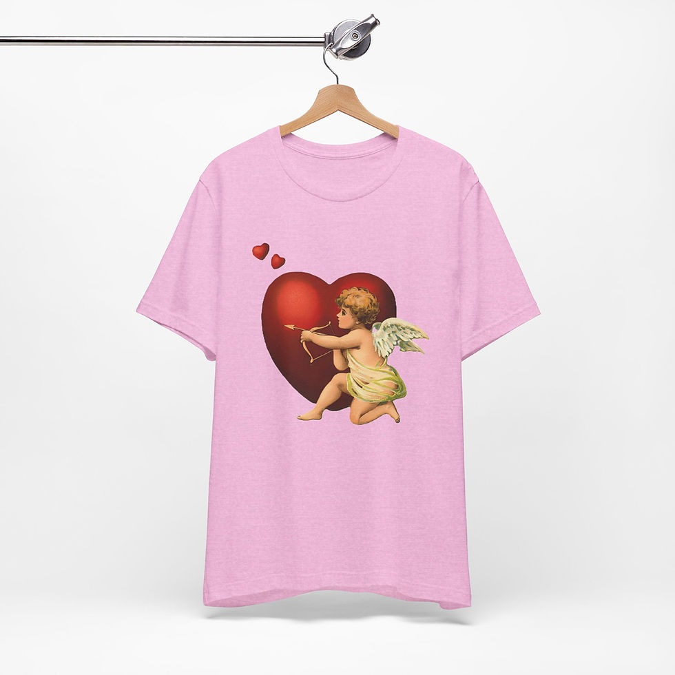 Thumbnail: Cupid T-Shirt Vintage Cherub Art Shabby Romantic Tee Artistic Wearable gift