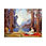 Thumbnail: Canvas Art Deco Woman Mountains Lake Villa Robert Atkinson Fox style Wall Decor 