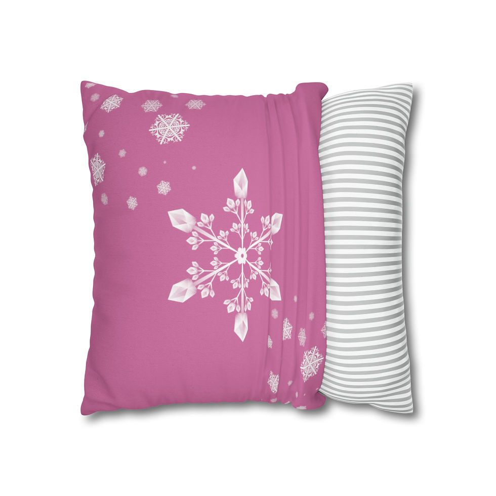 Thumbnail: Vintage Christmas Decor Pink Shabby Chic Santa Claus Artistic Throw Pillow cover