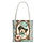 Miniatura: Artistic Tote Bag Victorian Dog in Hat Art Shabby French Trendy Expressive Gift